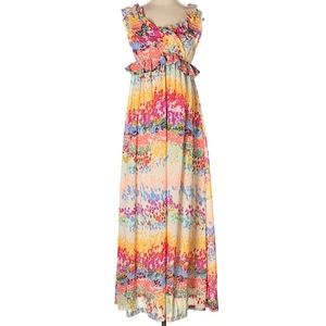 H&M Garden Collection Maxi Dress